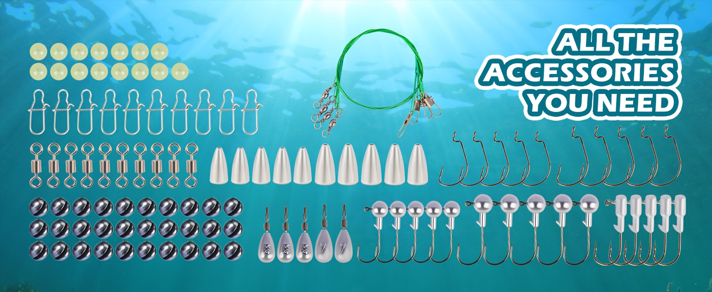 Fishing Lures Gear Tackle Box 8