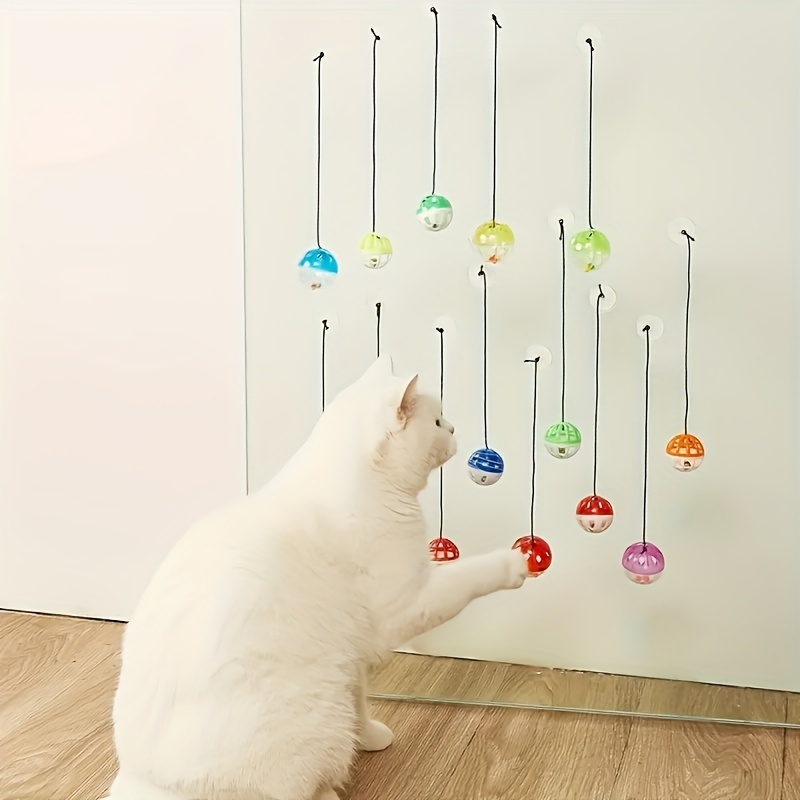 3 boules à grelots pour chat, jouets avec clochette