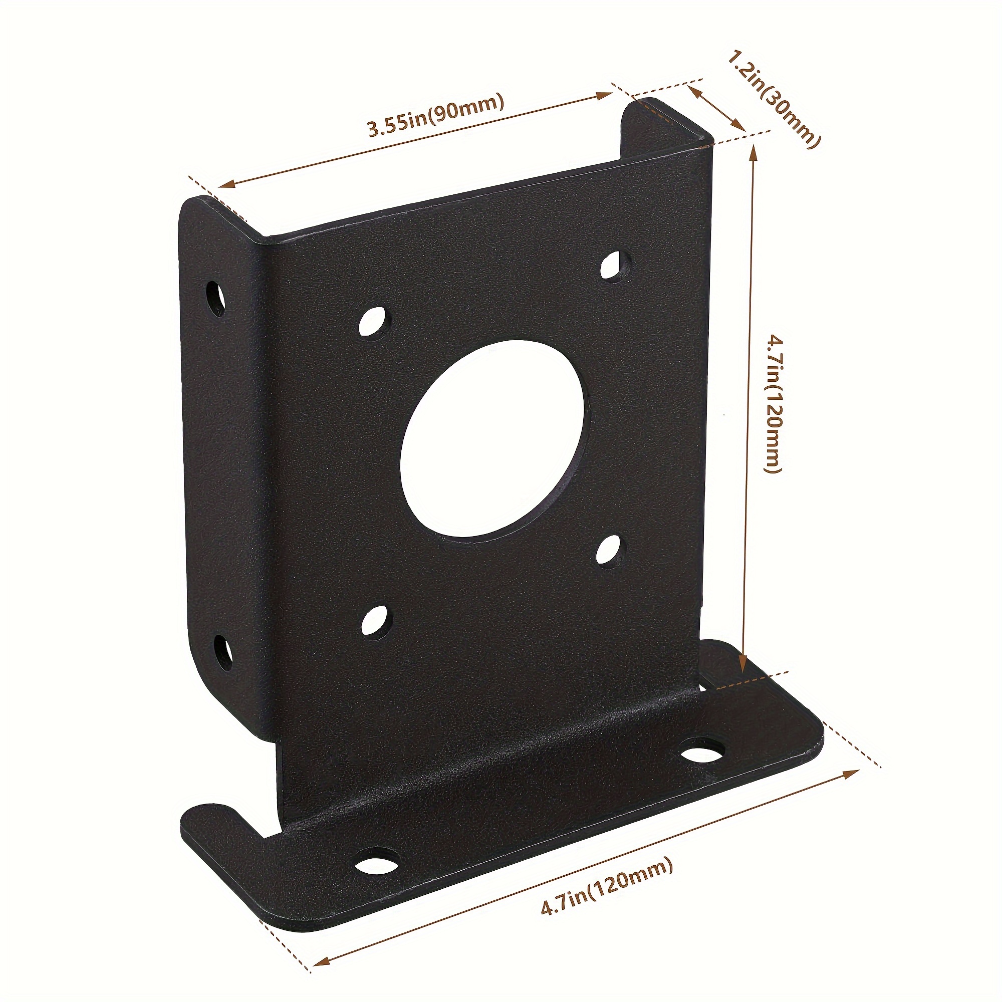 Heavy Duty Wrought Iron Post Base Brackets Adjustable Temu