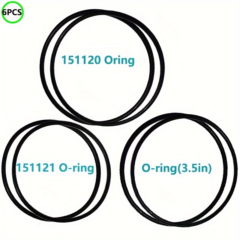 TEMU 151121 O-ring; 151120 O-ring; O-ring 3.5in Replacement 63597174c/ 63597174p/ Wp252235/ Ao-wh-std-or-2 O-ring Compatible With Aqua-pure, , Watt