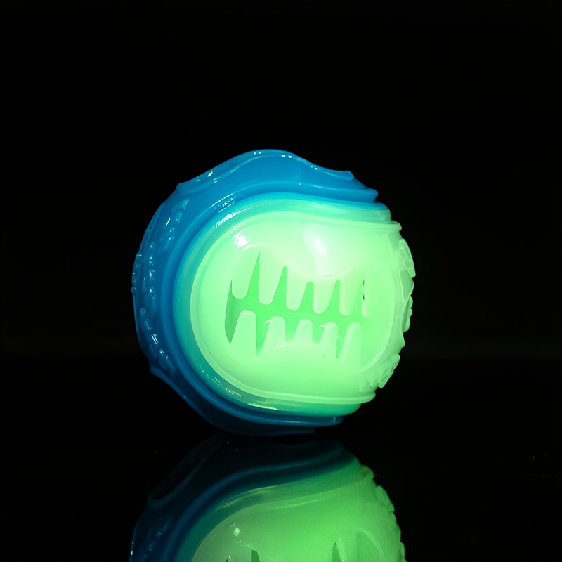 E-shop Hauszoo Spielzeug Hunde Leuchtender Zahnreiniger Auslaufsicherer Futter Selbstspielender Ball. Zufällige Farbe, Bissfestes Spielzeug, Border