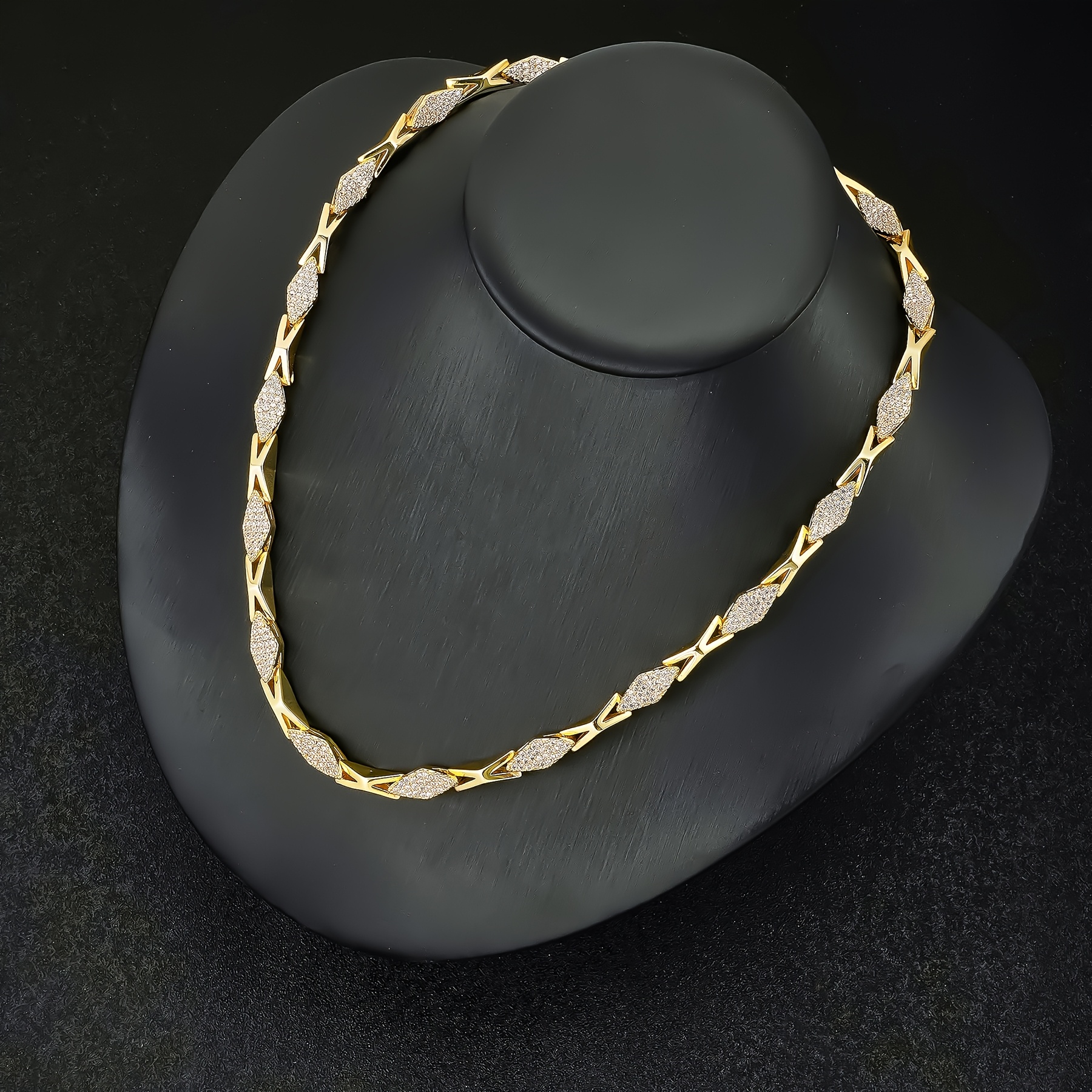 Men's Irregular Geometric Necklace — Hip-Hop Style Gift