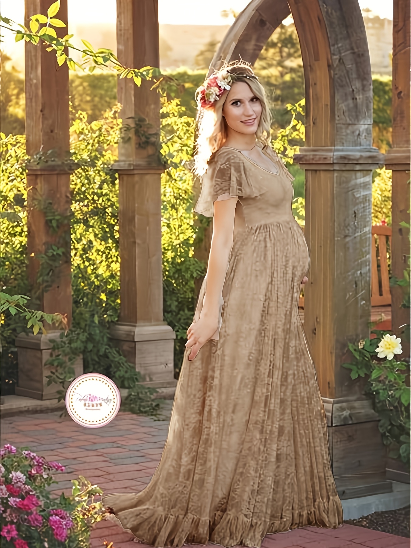 sachin and babi light blue dress Maternity bridal wear – Mamarella GmbH main image 1