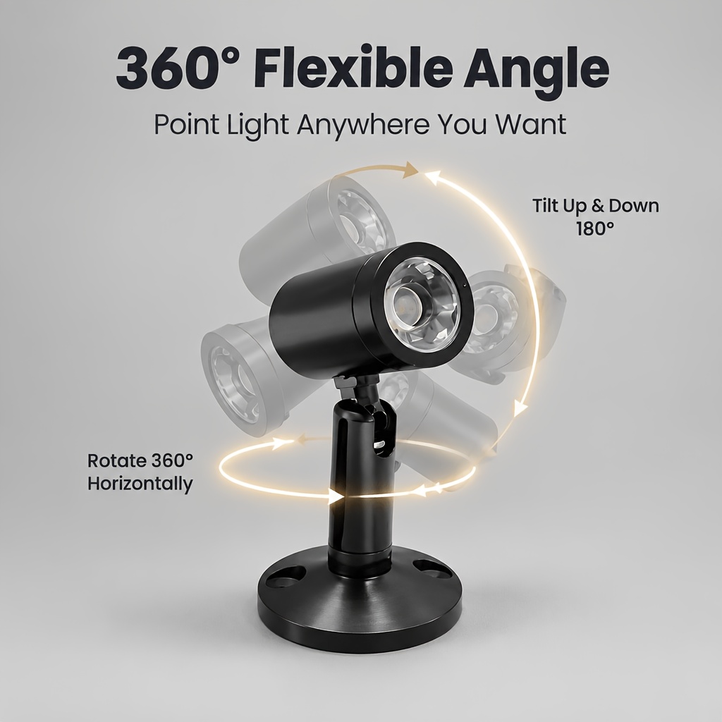 5V LED Light, Mini Spotlight for Jewelry Display and Gifting