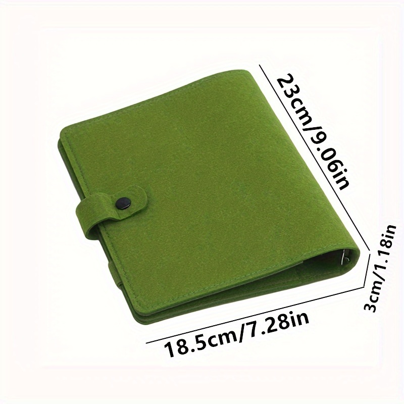 Felt Shell Binder A5 A6 Notebook Paper Notepad Inner Page Temu
