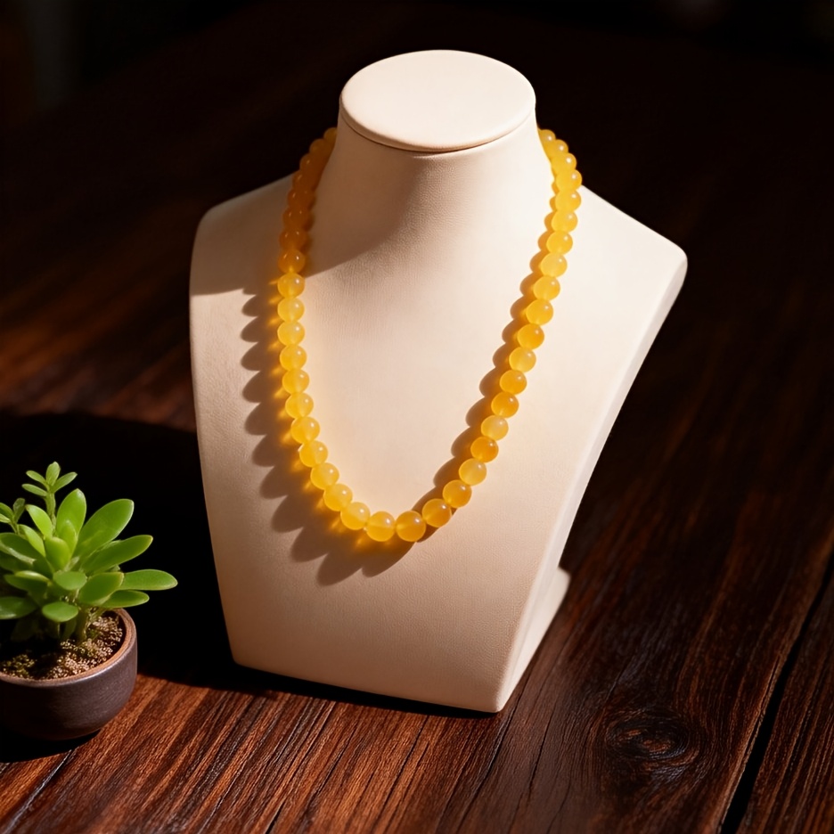 60pcs Agate Necklace, Sunset Glow Colour Transition