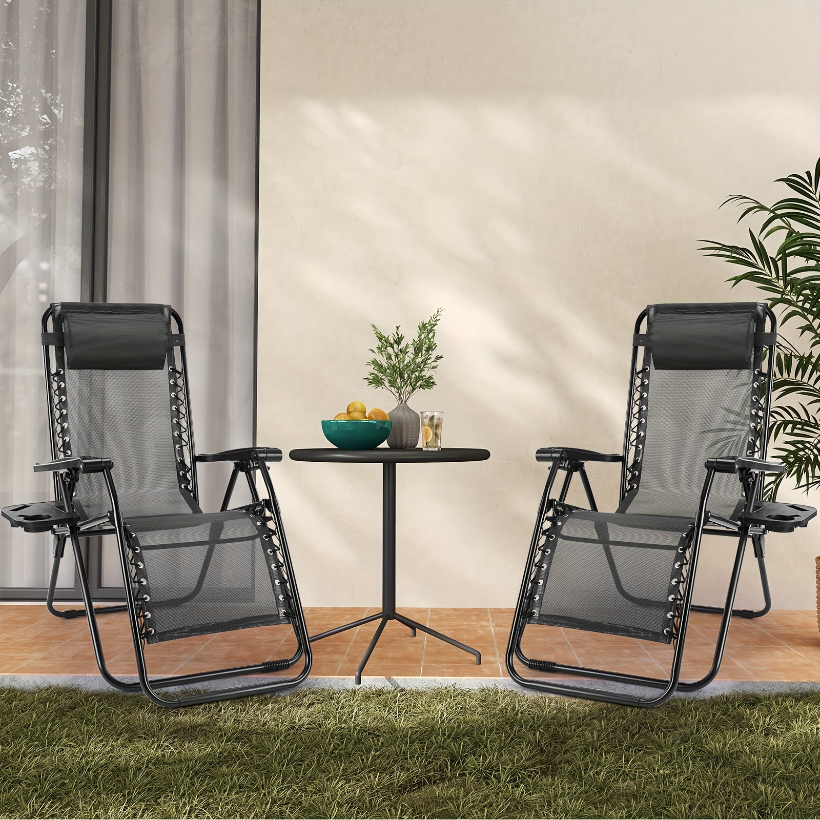 Folding Chair Zero Gravity Metal Sun Loungers Sun Loungers Zero