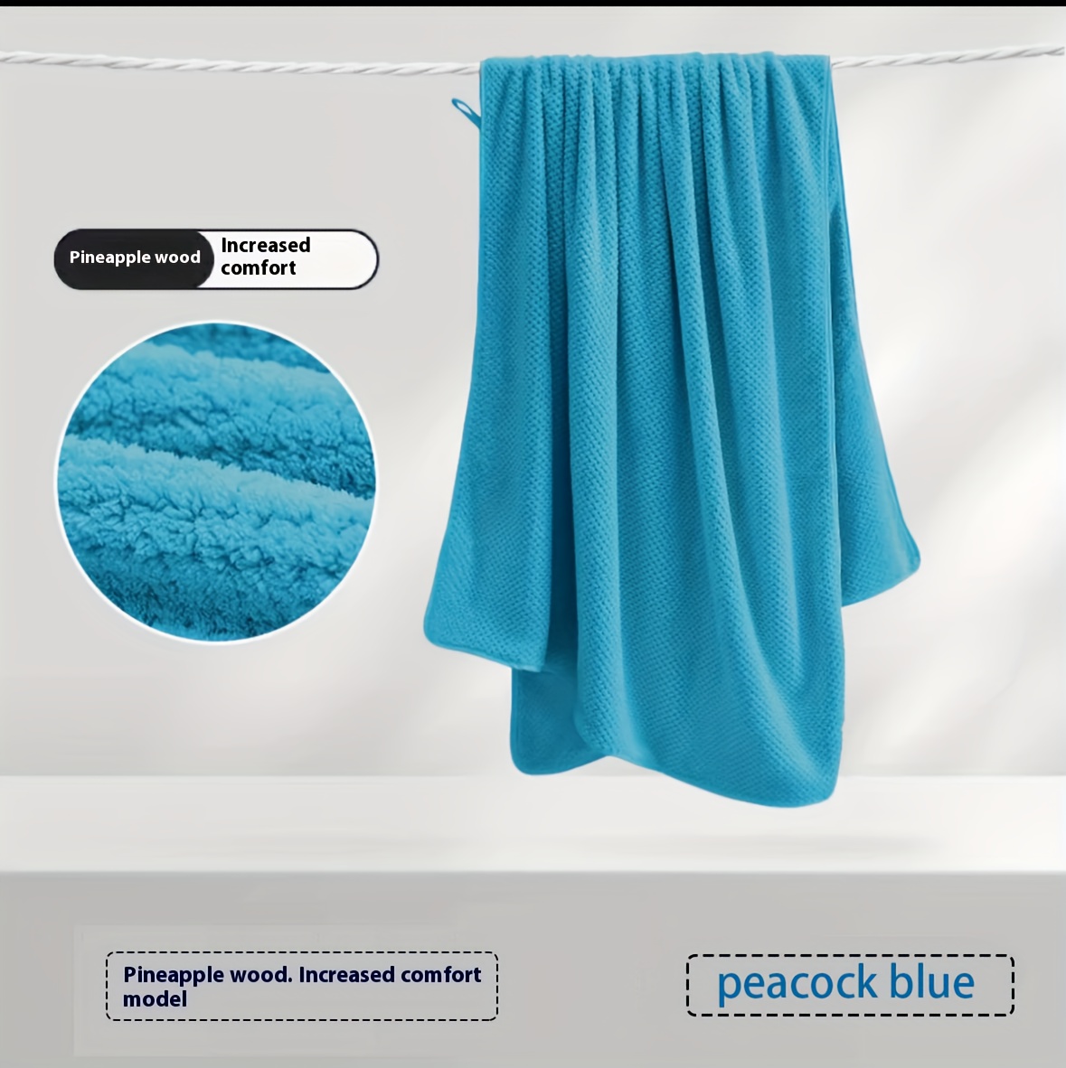 16pcs Coral Fleece Bath Towel Set , Extra Large Bath Towel , 1 Bath Towel , 2 Bath Towels , 2 Washcloths , 11 Square Towels , Suitable for Hotels , Homes , Travel , And Spas