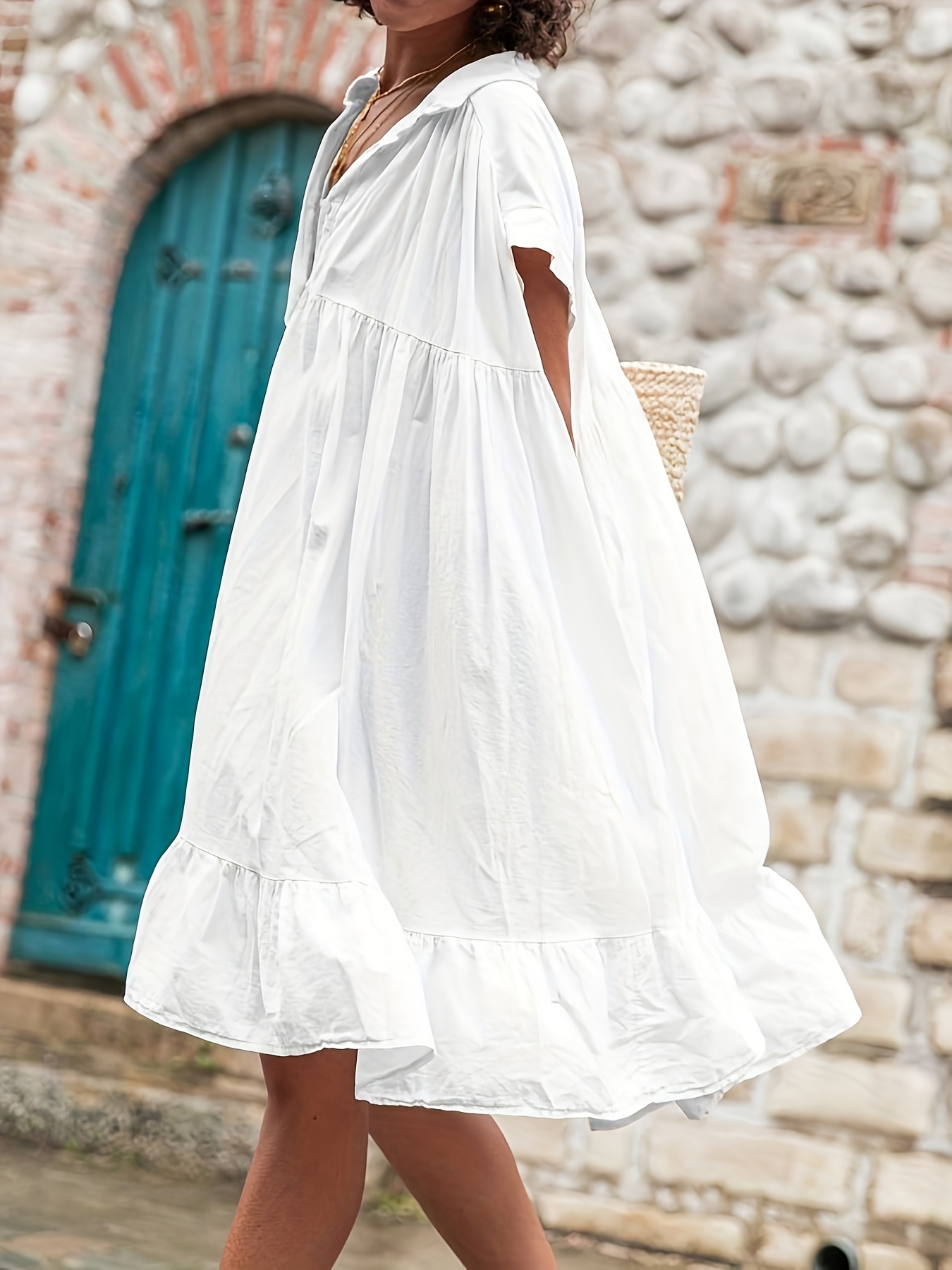 vintage wedding dresses Retro 1970s High Neck Bohemian Long Sleeves Wedding Dress