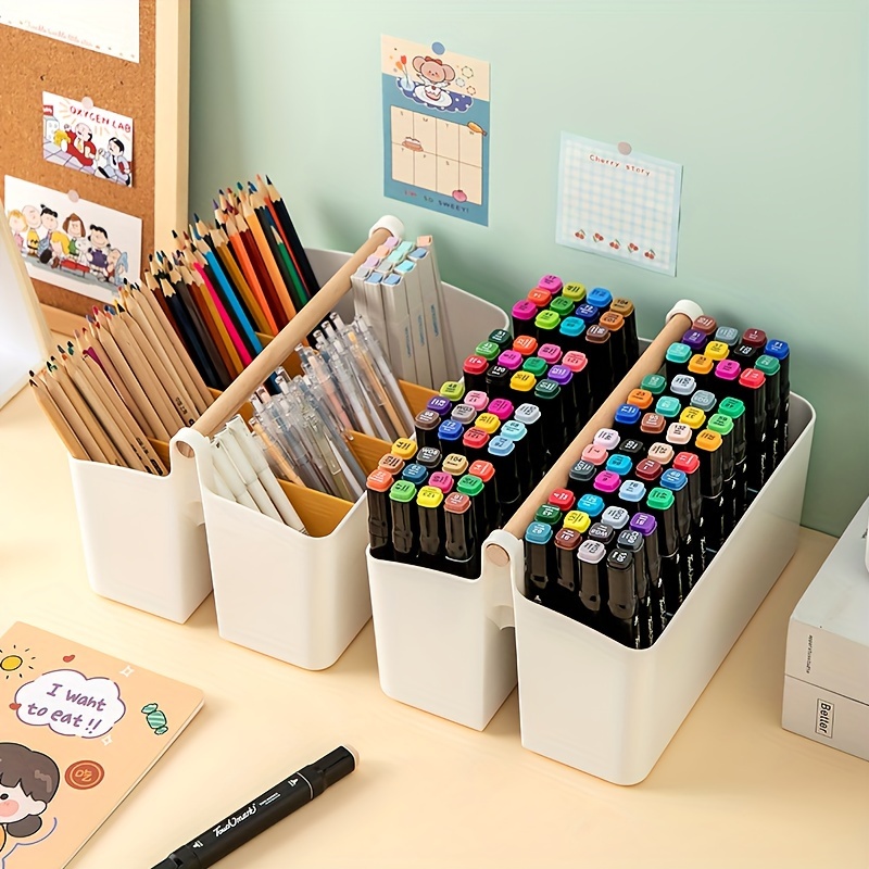 Cute Creative Pencil Holder Desk Storage Pen Holder Unique - Temu Canada