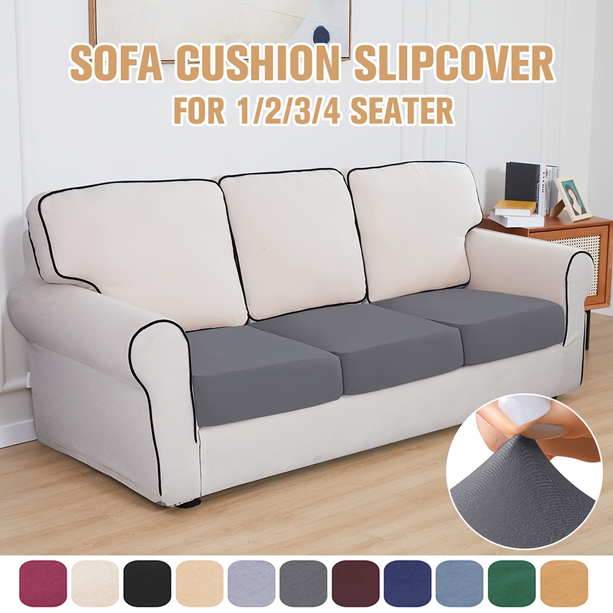 Backrest Cover Individual Sofa Cushion Slipcovers Thick Jacquard