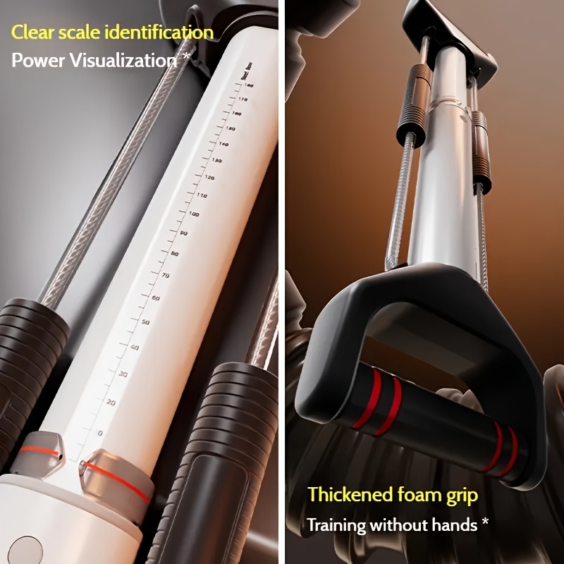 DUELTIGER All-in-One Full Body Muscle Trainer - Adjustable Resistance Training, Portable Home Gym Equipment with Sturdy Construction for Strength, Core, Glutes, Arms, Legs - Ideal for Home, Gym, Travel, Outdoor - No Power Needed, Compatible with Fitness Routines of All Levels, Grip Strength Trainer, Strength Workout, Compact Design, Reliable Workout Tool, Versatile Workout Device, Workout Beginners, Lightweight Trainer, Highquality Materials, Exercise Equipment, Travel Exercise