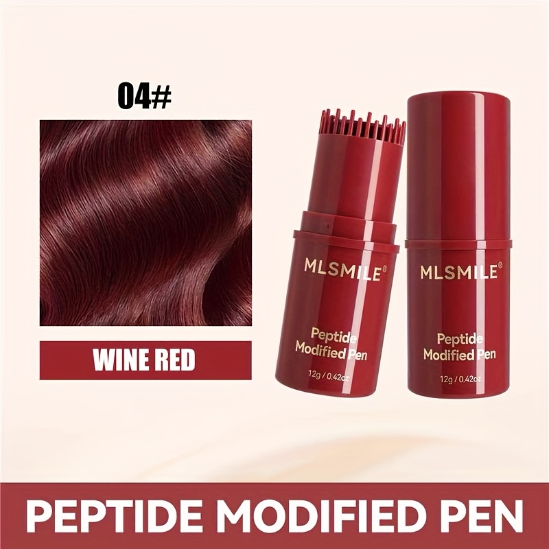 Temporary Hair Color Stick For Covering Gray Hair, Portable And Suitable For All Adults