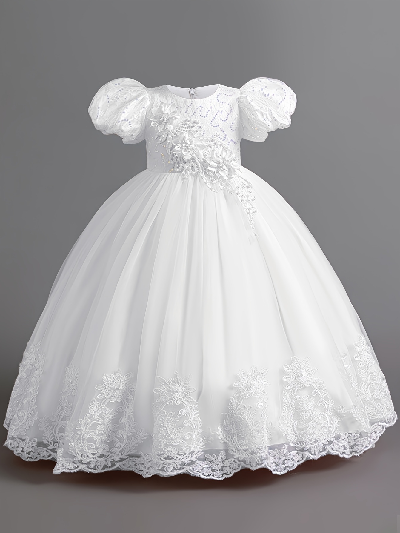 white bubble graduation dress Cicinia Halter White Graduation Dresses Short A-Line Bubble Hem Mini L main image 0