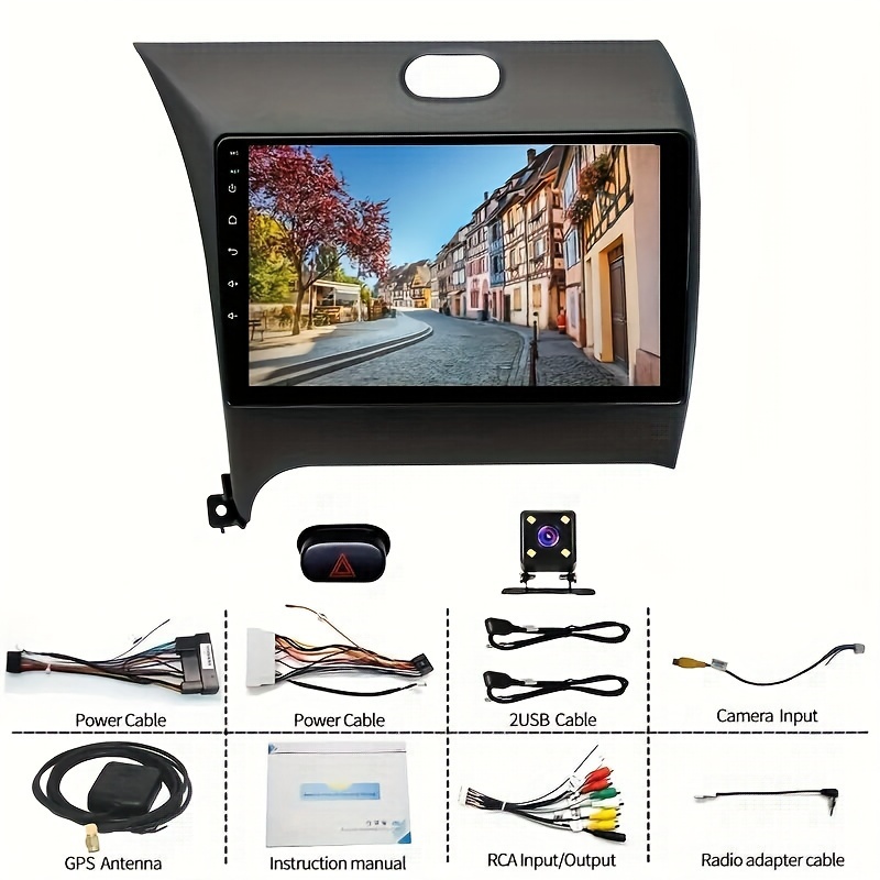 TEMU 9'' For K3 For 2013-2018 Car Gps - 13.0 2gb 32gb Rom, -in , Touchscreen Car Rear Wireless & Car- Steering