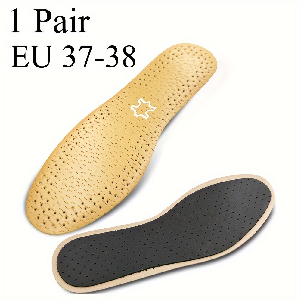 1 Pair Of Pu Ultra-thin Shoe Insoles, Latex Soft And Comfortable, Breathable And Deodorizing, Suitable For Business