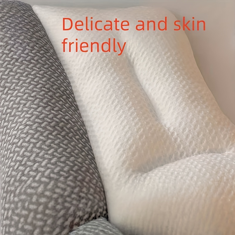 Soybean Fiber Core Anti-Snoring Sleep Pillow – A Neck Support Pillow Specially Designed for Sleepers, Suitable for All Four Seasons, Hand Washable, a Home Anti-snoring Solution