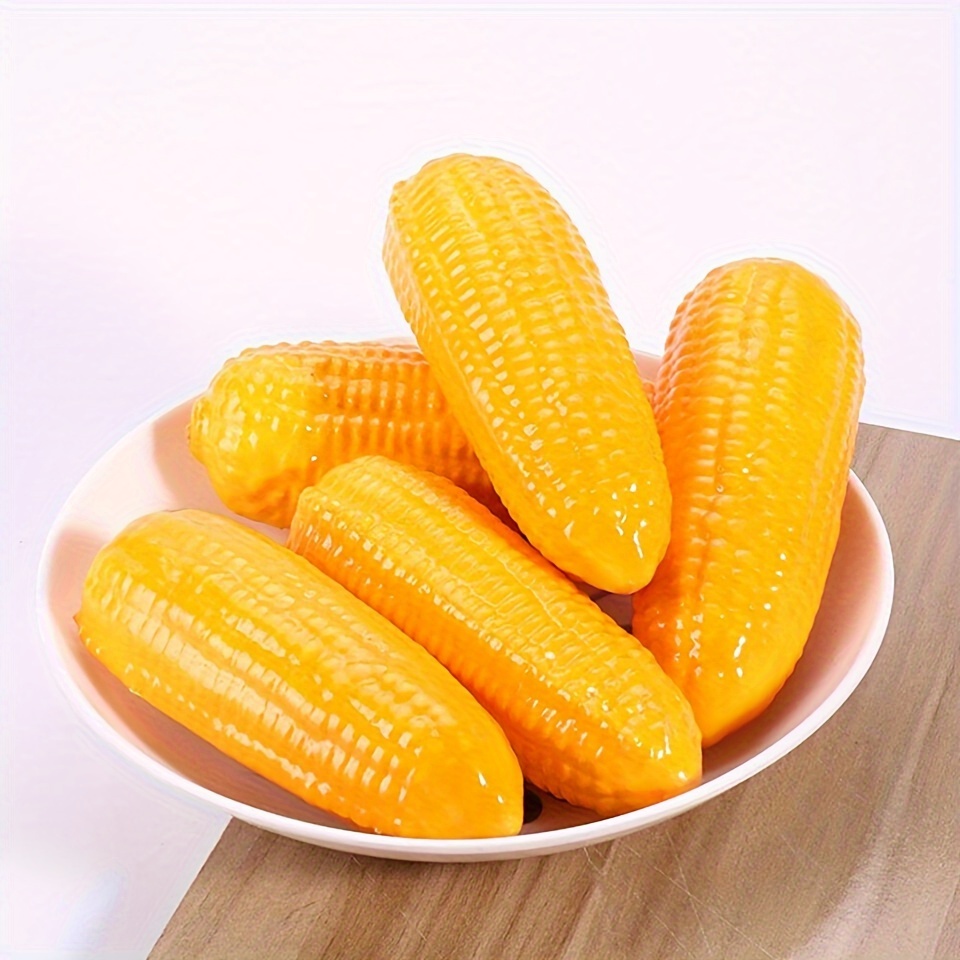 

3pcs Set Of Lifelike Artificial Corn Decorations - Thanksgiving, Home & Restaurant Display