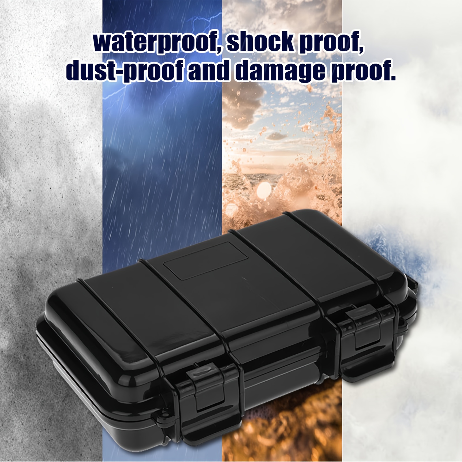 

Outdoor Shockproof And Pressure Proof Waterproof Sealed Box Survival Storage Case