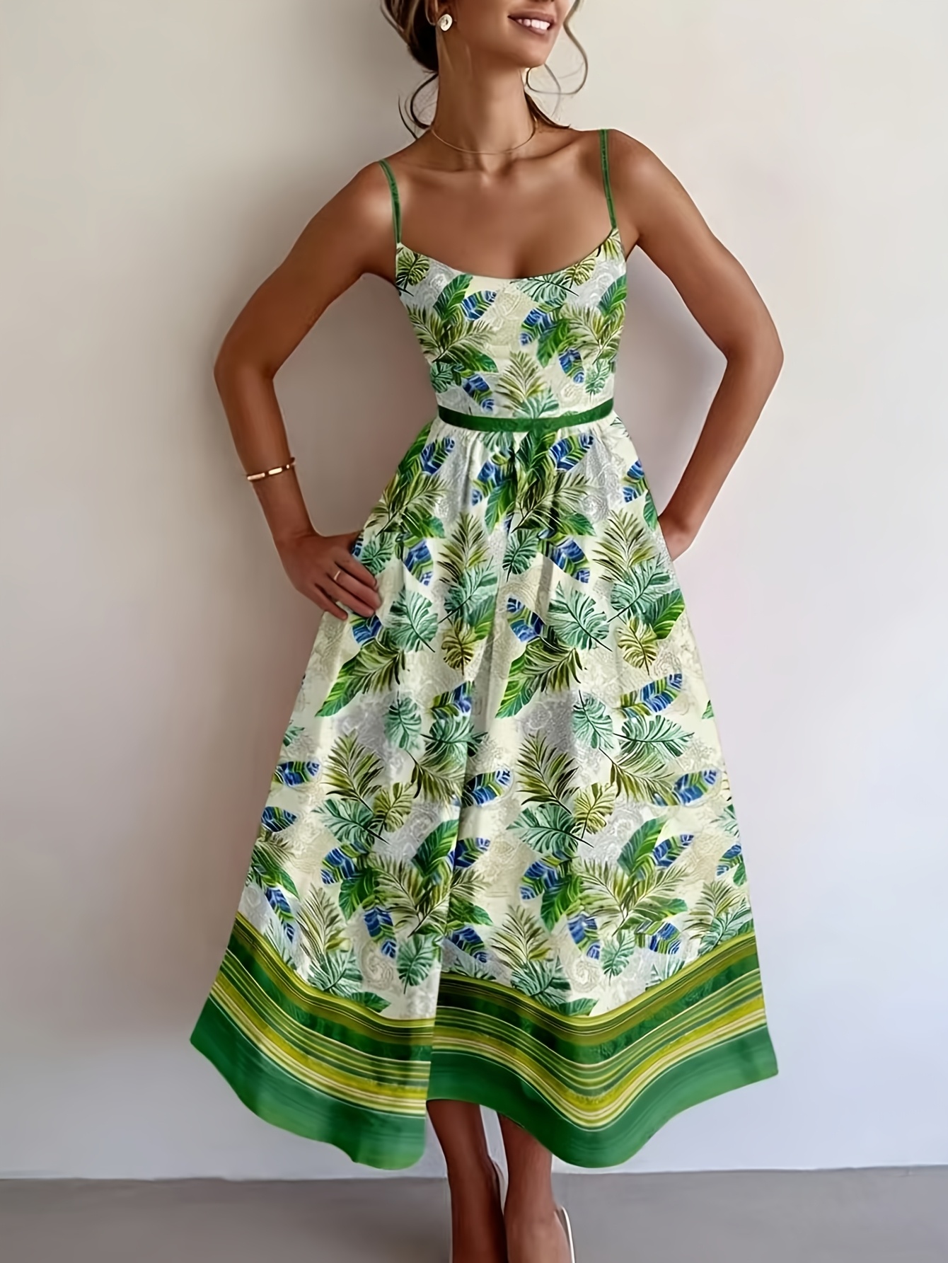 tropical dresses sold on Temu United States