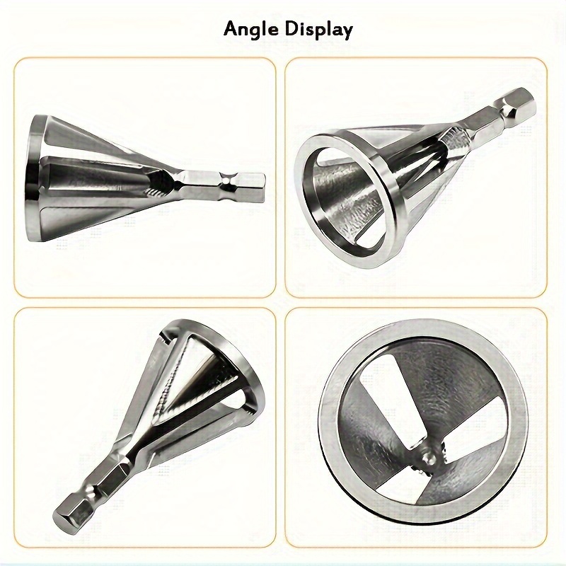 Tools For Removing Burrs And Chamfering On The Outside, Extractor For Removing Damaged Golden Parts, Drill Bit Sharpener, Hexagon And Six-slot Chamfering Tool.