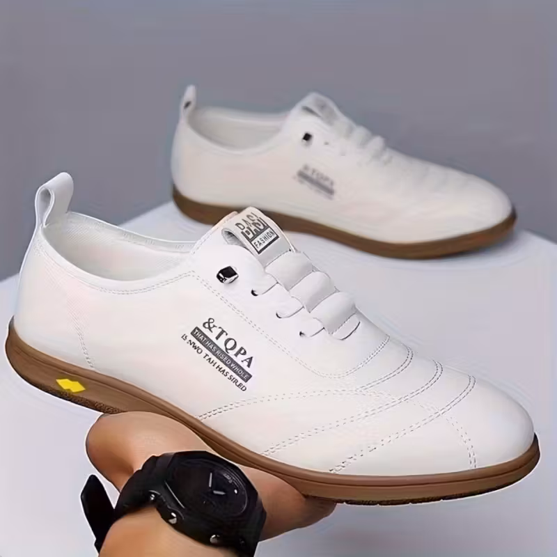 sneakers mens fashion slip on loafers lightweight design for spring and summer black and white comfortable slip on casual slip on shoes non slip soles details 2