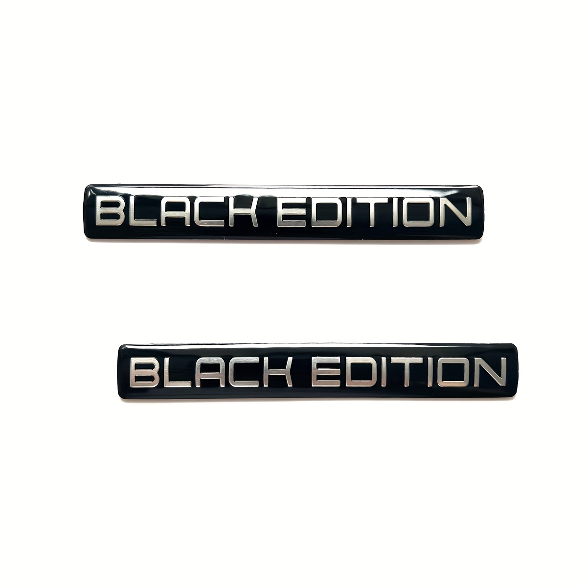 Aluminum Black Sticker For Car Trunk Rear Side Body Decal Fittings Car Emblems