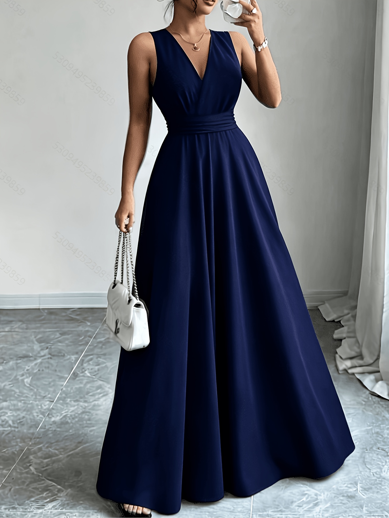 elegant blue dresses for wedding guests sold on Temu United States Size:16.5 36/37 Collection_Summer_Festival Cocktail Women Formal Dresses Light ideal for weddings and