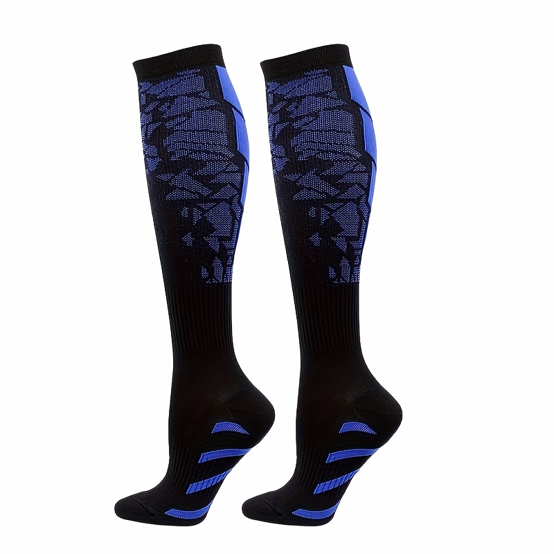 TEMU 1 Paar Kompressionssocken Set Damen Herren Lady Leichte Besten Lange Strümpfe Unterhose für Flug Reise Must Have Sport Laufen Radfahren