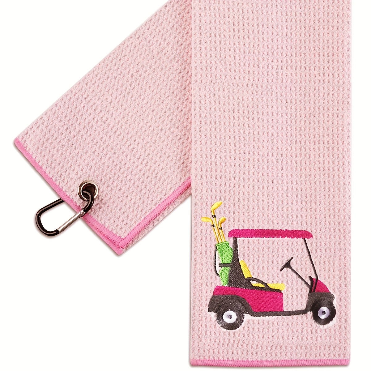 

Premium Funny Golf Towels For Women, Polyester & Nylon Towels With Clip, Breathable & Water Absorbent, Machine Washable, Golf Accessories For Bags & Sweat, Ideal Birthday & Fans