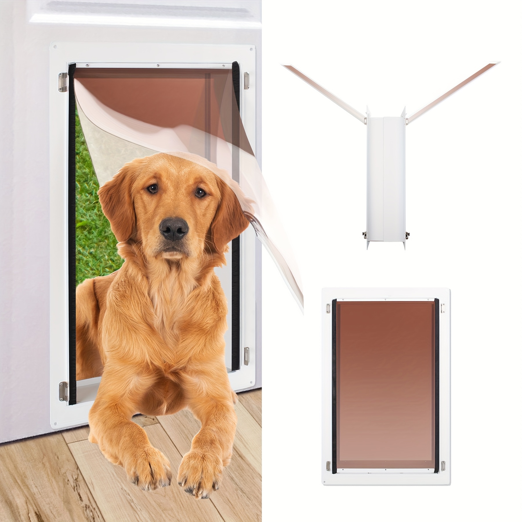 Pet Products Large Sliding Glass Doggie Door Giant Breed Patio Dog
