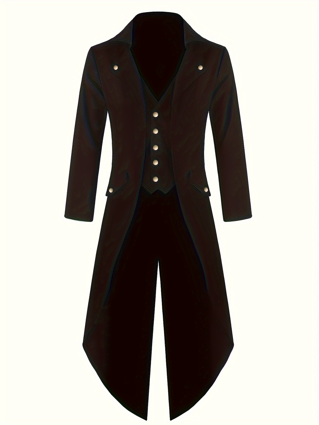 Costume Steampunk Homme CheJooe - Veste Gothique Vintage Avec Queue-de-Morue - Pour Cosplay Et Fêtes