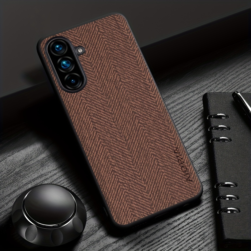 Case for for Galaxy A56 A06 A16 A26 Durable And Minimalist Design Herringbone Element Phone Case for for Galaxy A36