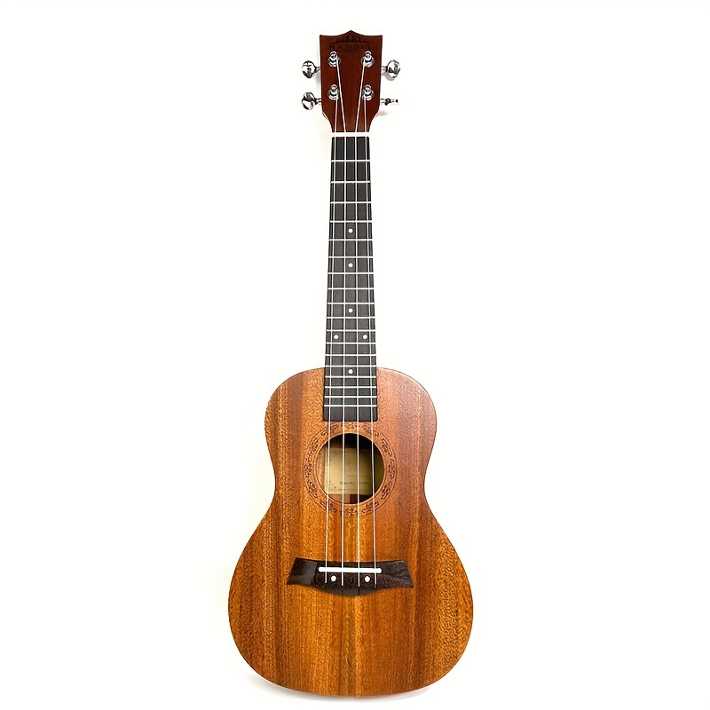 

Ukulele de concert en acajou 23 pouces pour débutants et joueurs professionnels - Touche en palissandre, table, dos et éclisses en acajou