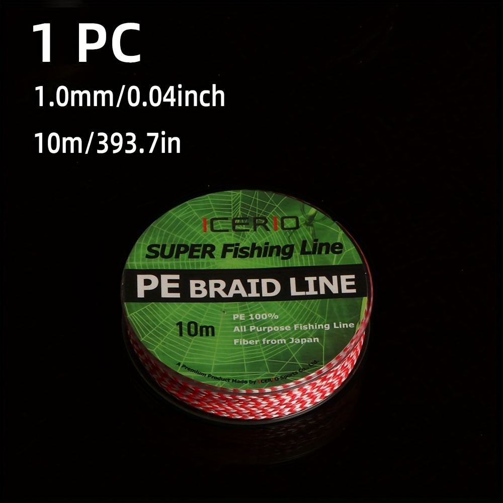 Image of 10m/roll 70lb - 200lb 8 Strands Pe Braided Assist Hooks Line For Saltwater Fishing Jigging Hook Trolling Lure Tied Line