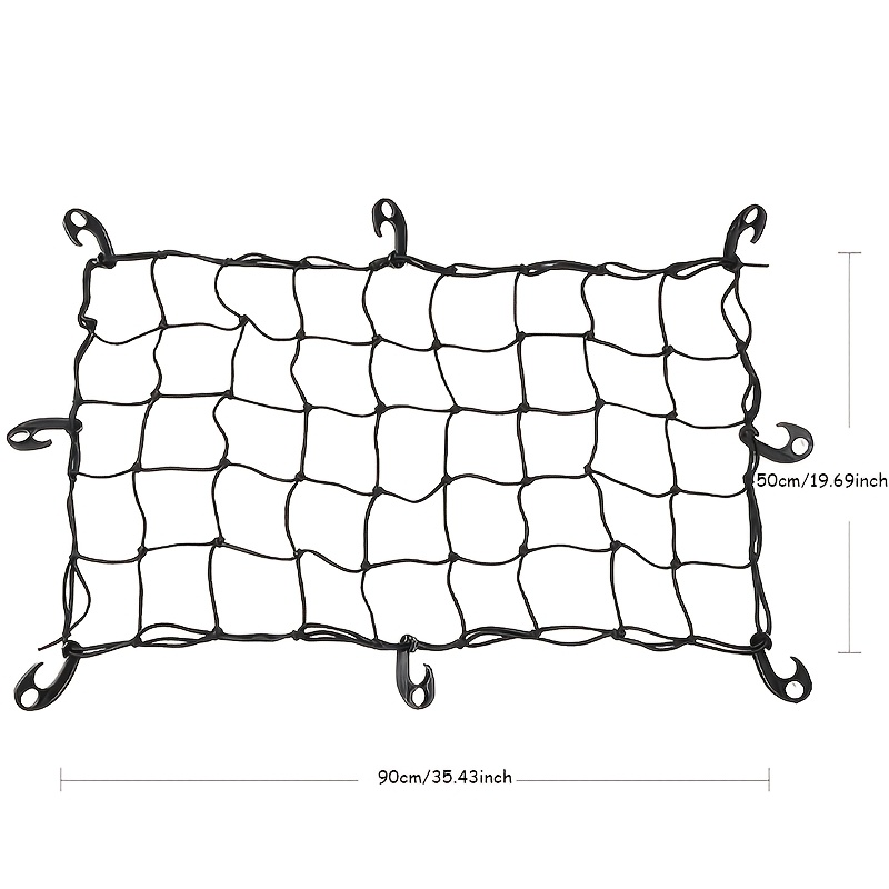 TEMU This Adjustable Mesh Storage Bag For Outdoor Carts Features Hooks And Is Specifically Designed For Camping And Gardening Carts. As An Outdoor