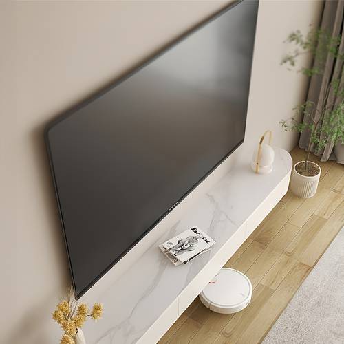 1pc Large TV Stand/Wall Mount with Minimalist - Heavy-Duty Metal Construction, Space-Saving Wall-Mounted TV Stand for 32-85 Inch LED/LCD TVs, to 75-Inch Screens, VESA 600x500mm, Compatible with Flat Panel Displays for Home Theater & Office - Easy Assembly, Black Frame, Sturdy & Sleek, No Wood Components, Compact & Functional Room or Office, Tv Unit for Living Room, Portable , Tv Bracket Wall Mount, Wall Mount for Tv,