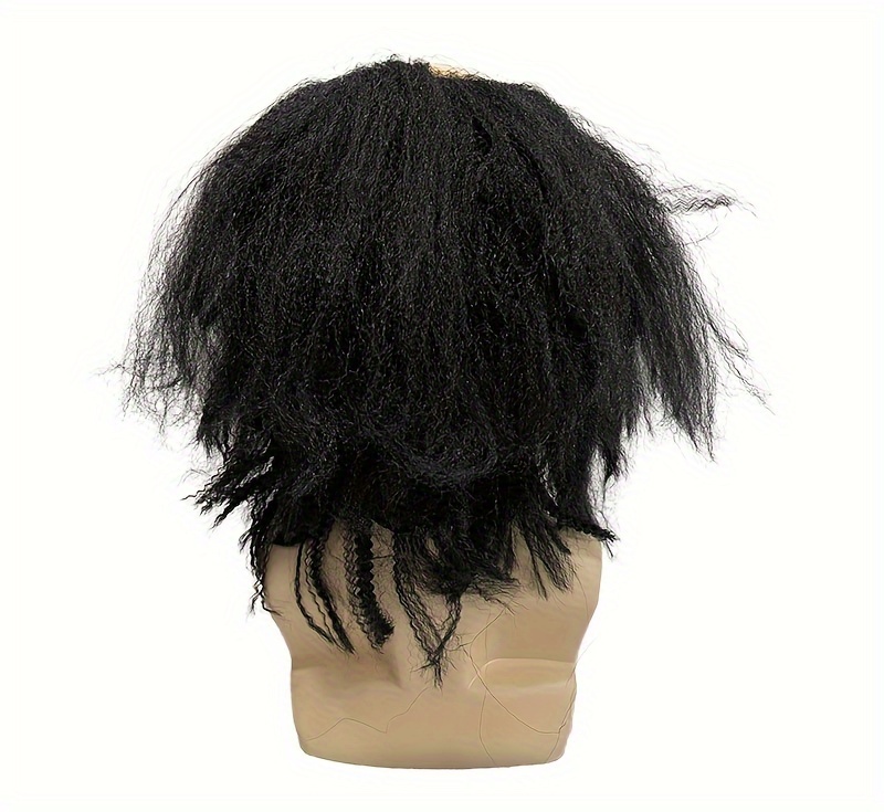 Funny Wigs For Costume Parties, Cosplay Games, Performances, Bald Wigs, Black Scalp Wigs, White Christmas Wigs, Yellow Funny Wigs, Birthday Party Costumes, Party Dress-up Accessories details 12