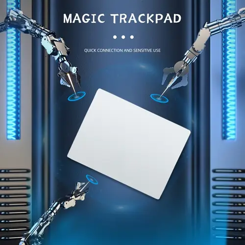 for 11 tempered glass surface aluminum usb powered trackpad with navigation quick connection sensitive to hands gesture for desktop laptop notebook pc gaming trackpad controller laptop accessory office professionals