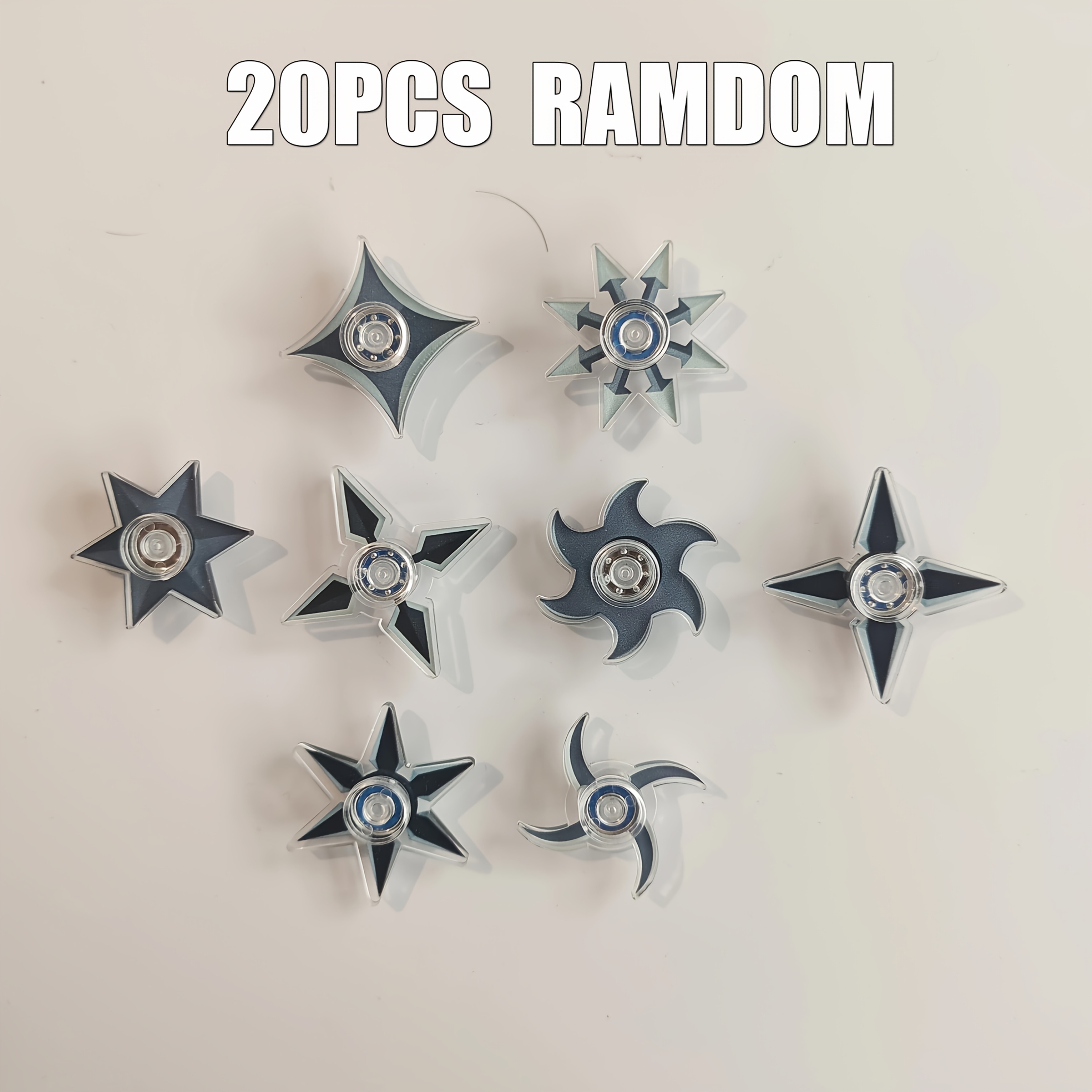 TEMU 20pcs Dart Fidget Spinner Toys, Fun Fidget Toys, Mini Sensory Fidget Toys Bulk, Kids Party Favors, Classroom Prizes, Treasure Box Toys For