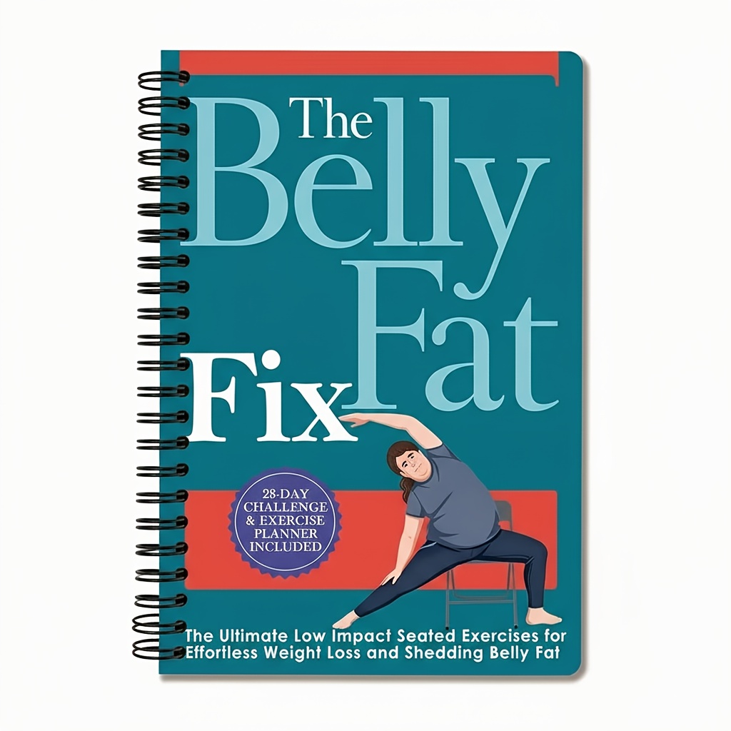 A Comprehensive Abdominal Weight Loss Challenge Book - a 30-Day Guide for Weight Loss And Reducing Belly Fat, Featuring Full-Color Printing, an Integrated Meal Tracking Plan, And a Spiral-Bound Diary - Includes Gentle Yoga Poses, Meal Plans