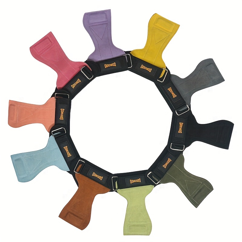 2pcs Multiple Color Gym Grips Hand Palm Fitness Lifting Wrist Straps Weight Lifting Hand Grips