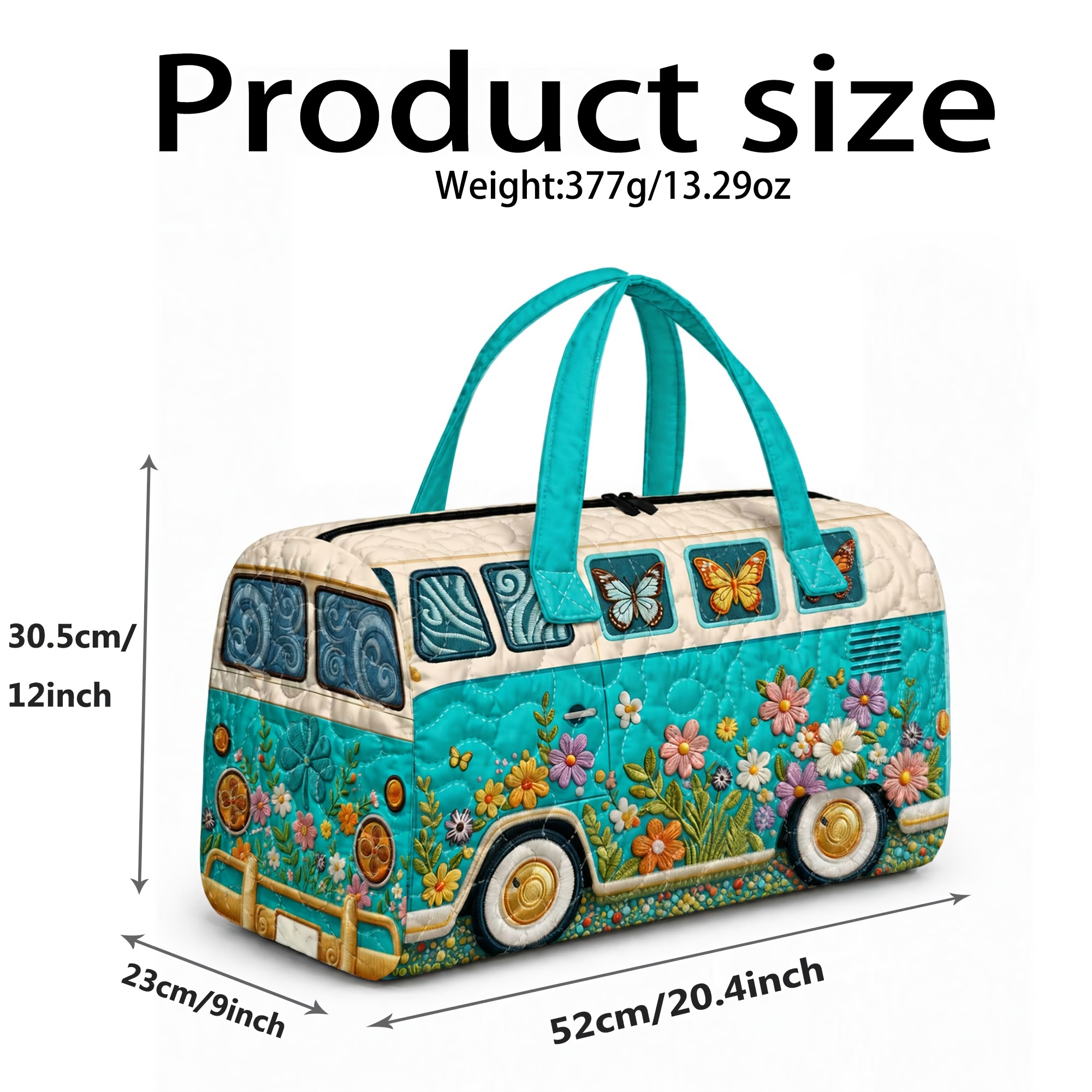 Quilting y impresión plana 2D, no bordado. Bolso de viaje de gran capacidad para mujer, bolso de almacenamiento de equipaje de viaje para exteriores acolchado de mano, bolso de yoga para fitness, bolso tote de hombro