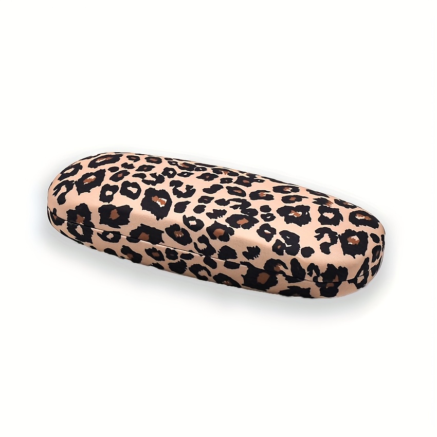 E-shop Festes Brillenetui mit Leopardenmuster zum Schutz