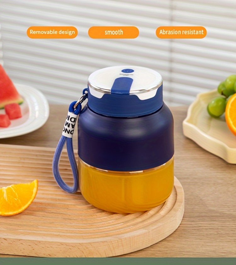 portable mini juicer cup with usb charging 1300mah rechargeable battery multi   squeezer for   details 16