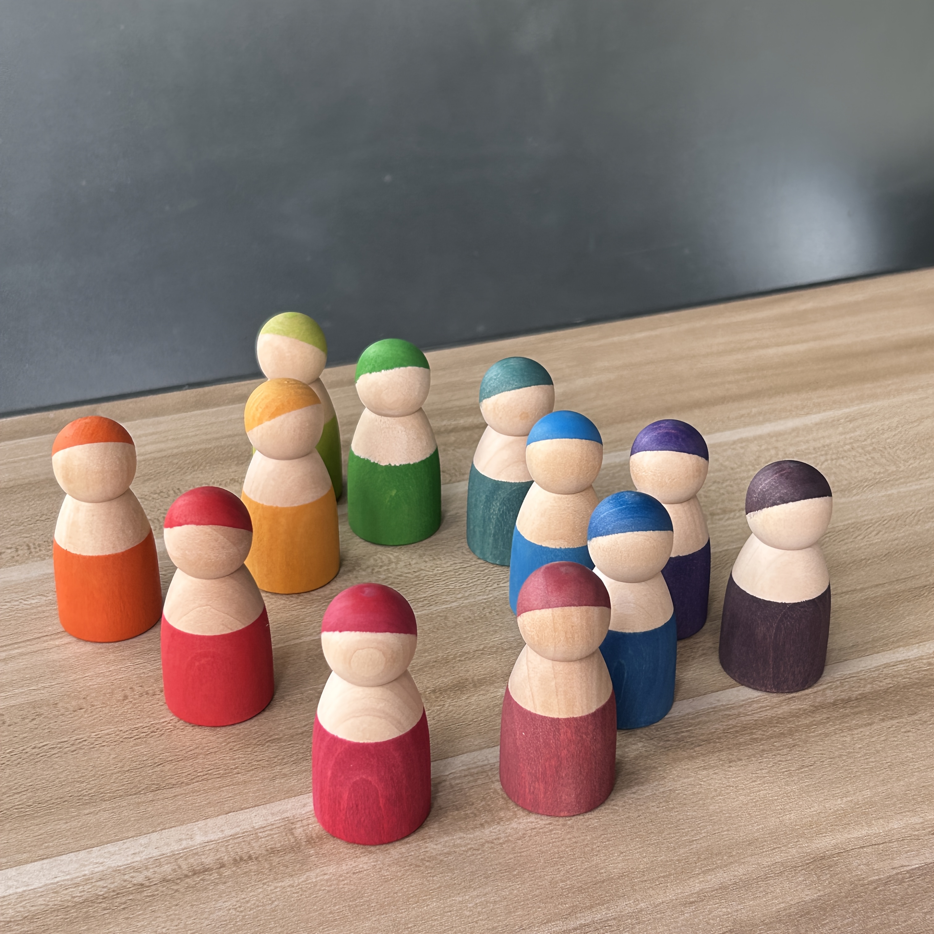 Multi-Color Doll Stacking Blocks for Fun Role-Playing