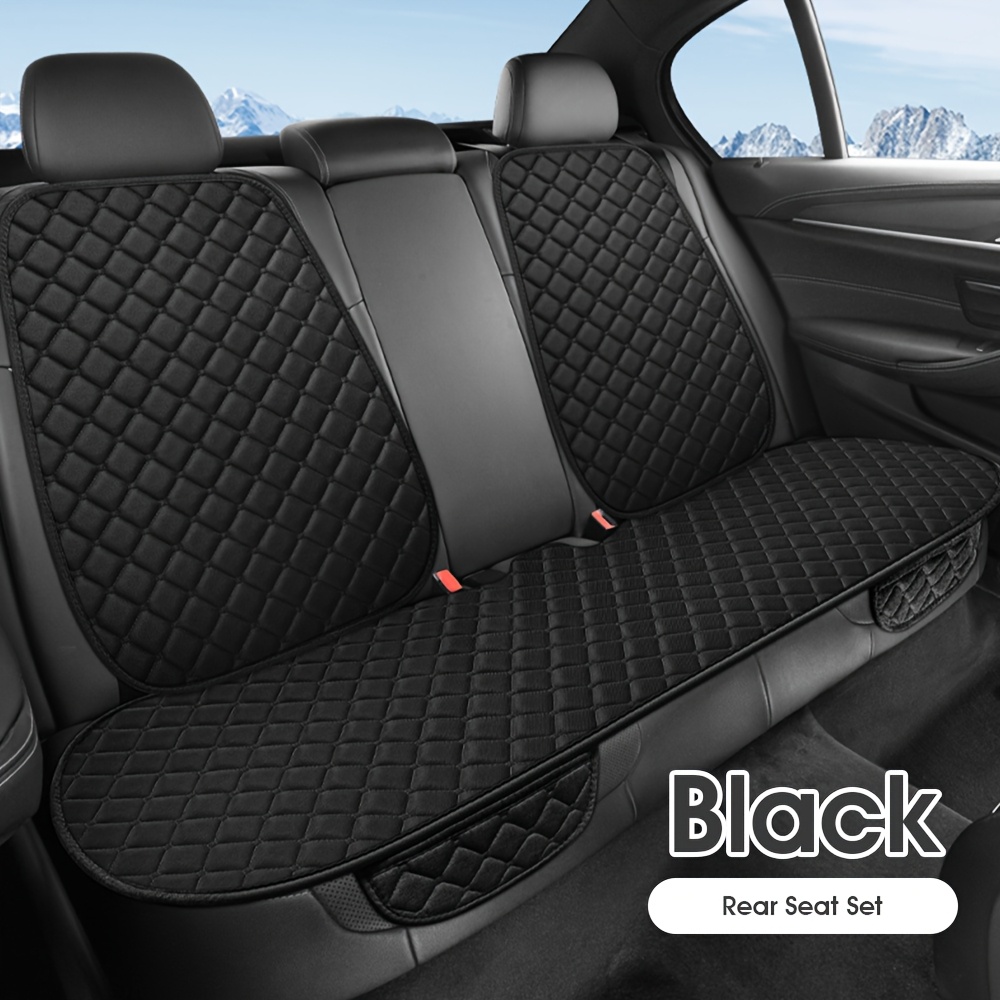 universal car seat cushions checkered leather front Temu Mauritius
