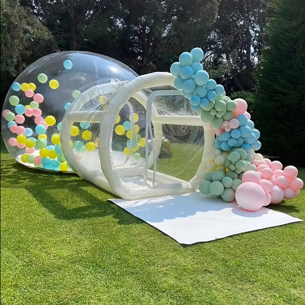 inflatable foam tents suitable for outdoor camping transparent dome houses for backyards and gardens large   outdoor inflatable tents for birthday parties halloween christmas easter and wedding venues