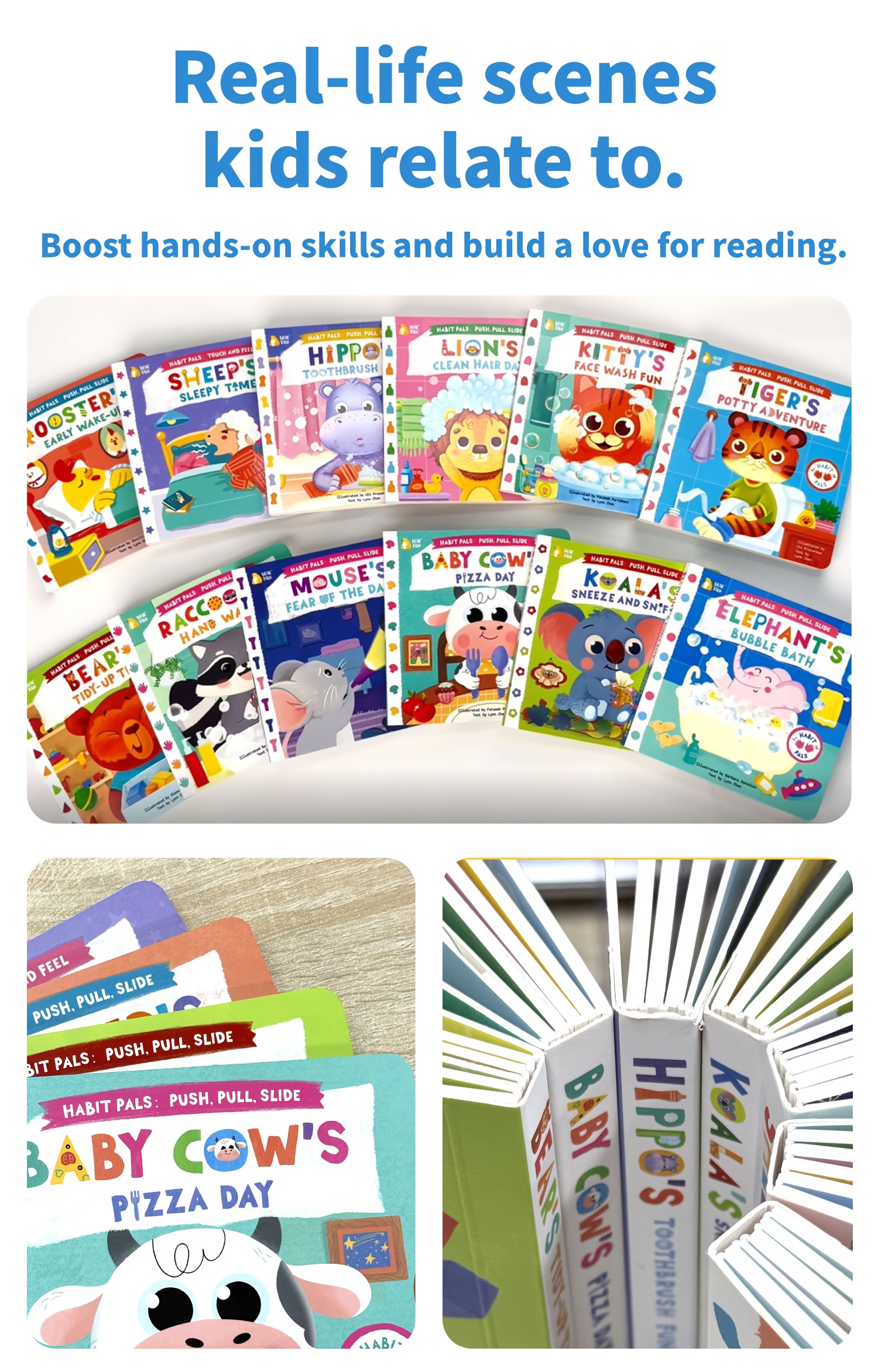 Elephant'S Bubble Bath Lift-The-Flap Books, Good Bath Habit Formation for Kid, Cute Illustration Style, Interactive Picture Push-Pull Book, Early Education Enlightenment, Best Birthday Gift, Bear Tale