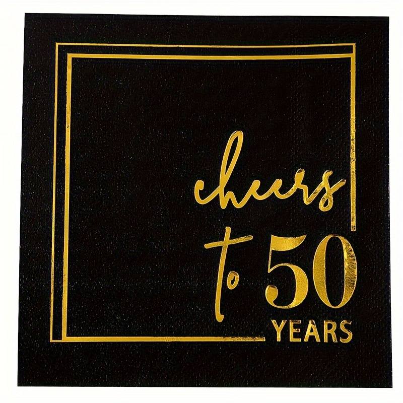 Cheers To Golden 50 Tissue Pack With 20 Sheets